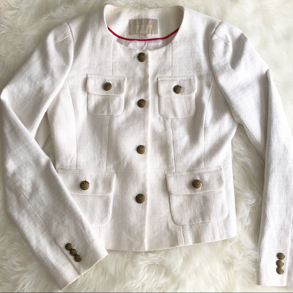 Banana Republic • White Dress Blazer